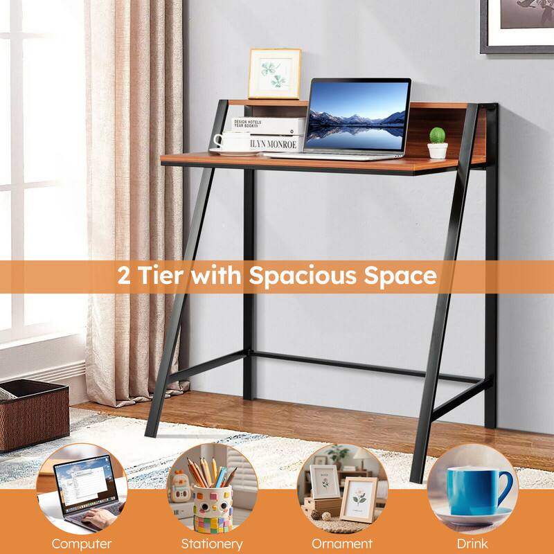 2 Tier with Spacious Space  
Computer Stationery Ornament Drink