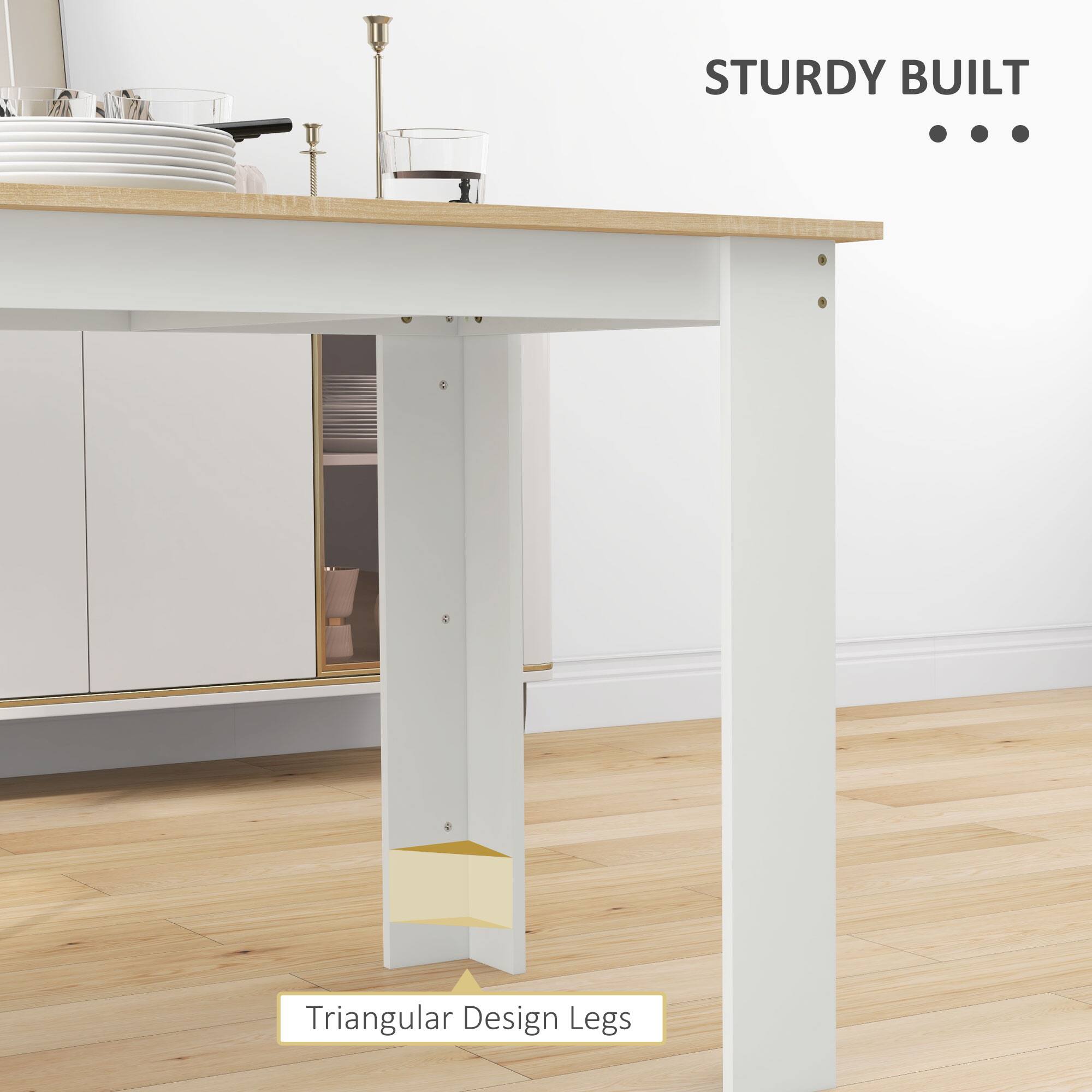 STURDY BUILT

Triangular Design Legs