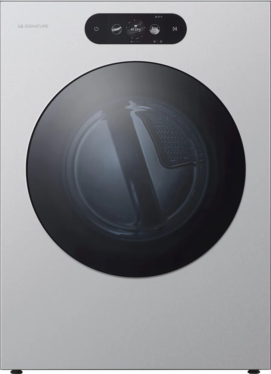 LG SIGNATURE 9.0 Cu. Ft. Stackable Smart Electric Dryer with Steam and ...