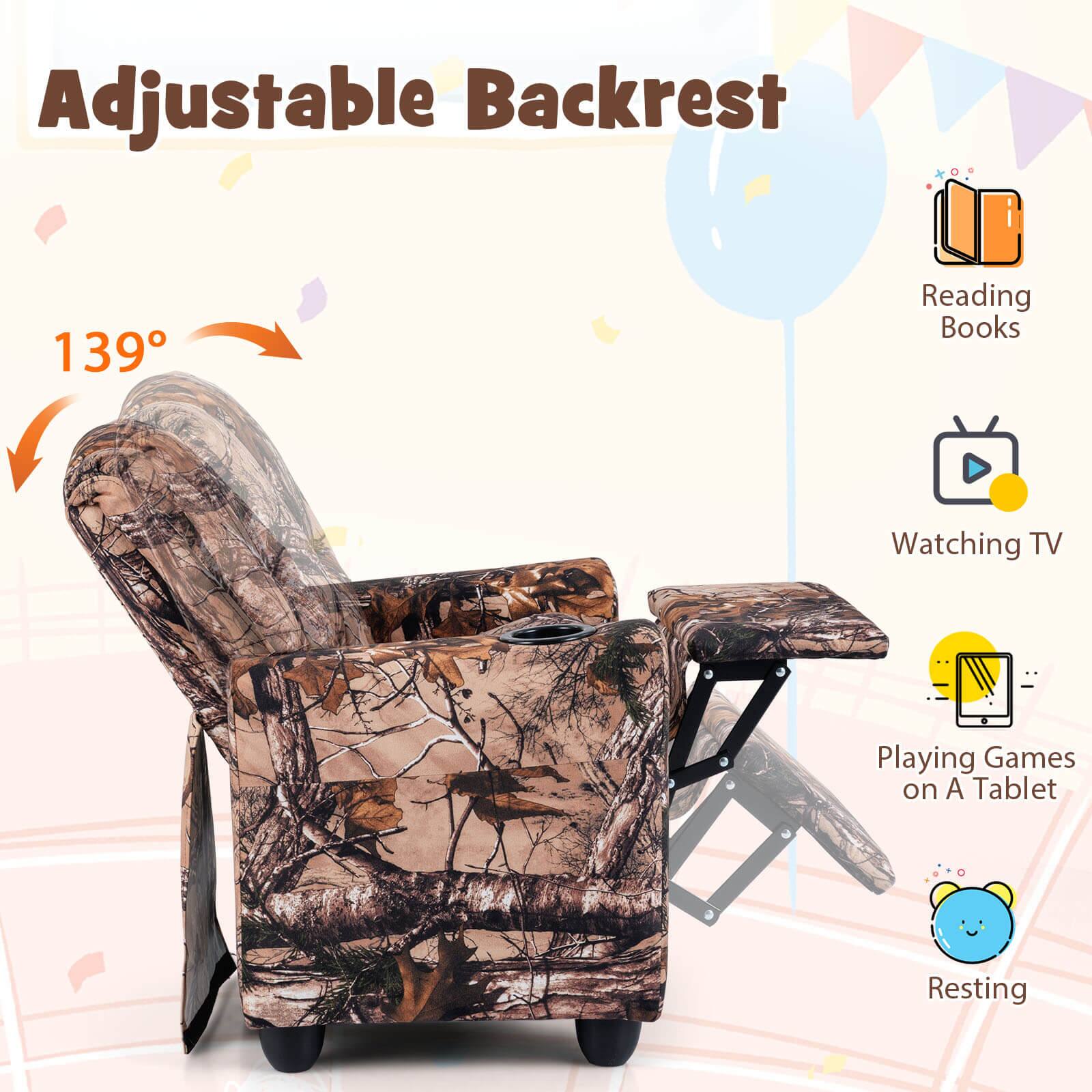 Adjustable Backrest

139°

- Reading Books
- Watching TV
- Playing Games on A Tablet
- Resting
