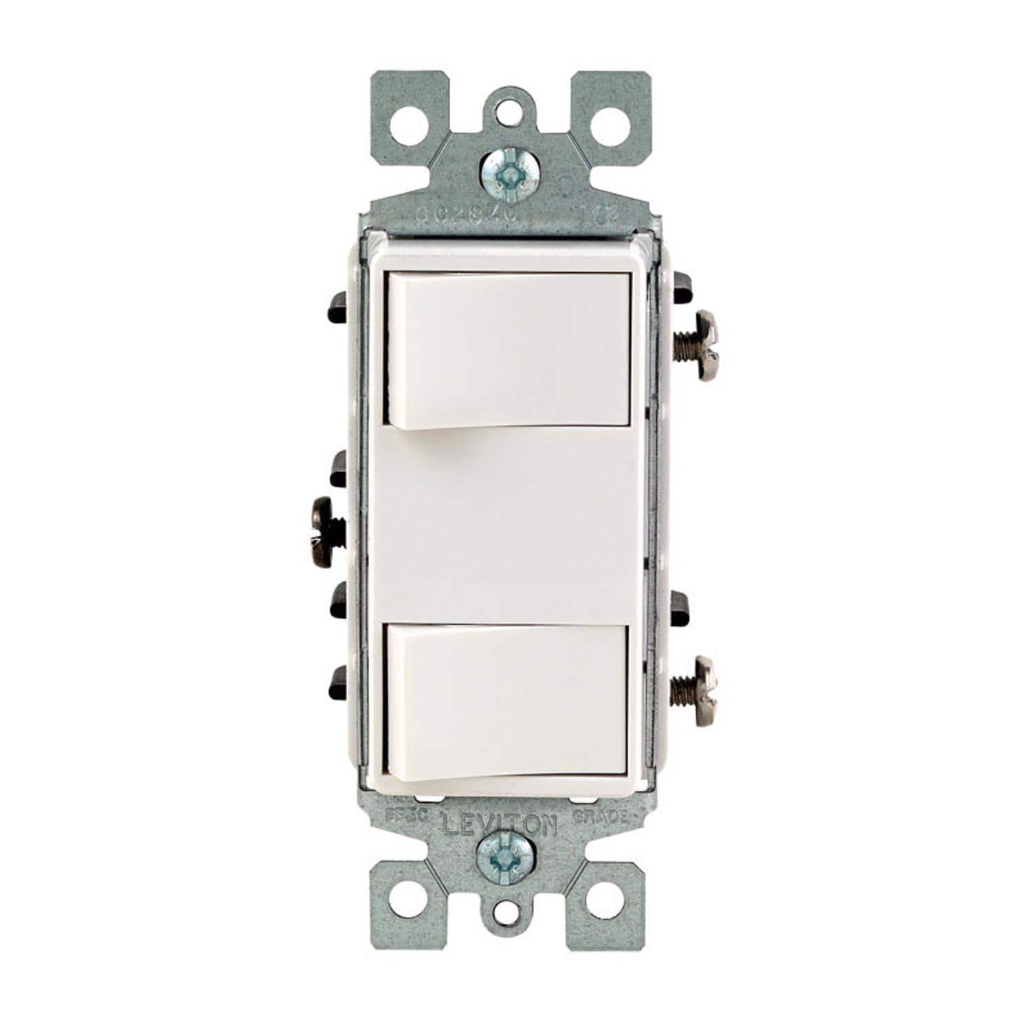 Leviton - Decora 15 amps Rocker Switch 1 pk - White price history on PriceWatchPro
