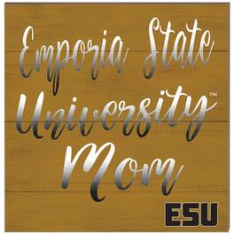 Jardine - Emporia State Hornets 10'' x 10'' Mom Plaque - Gold