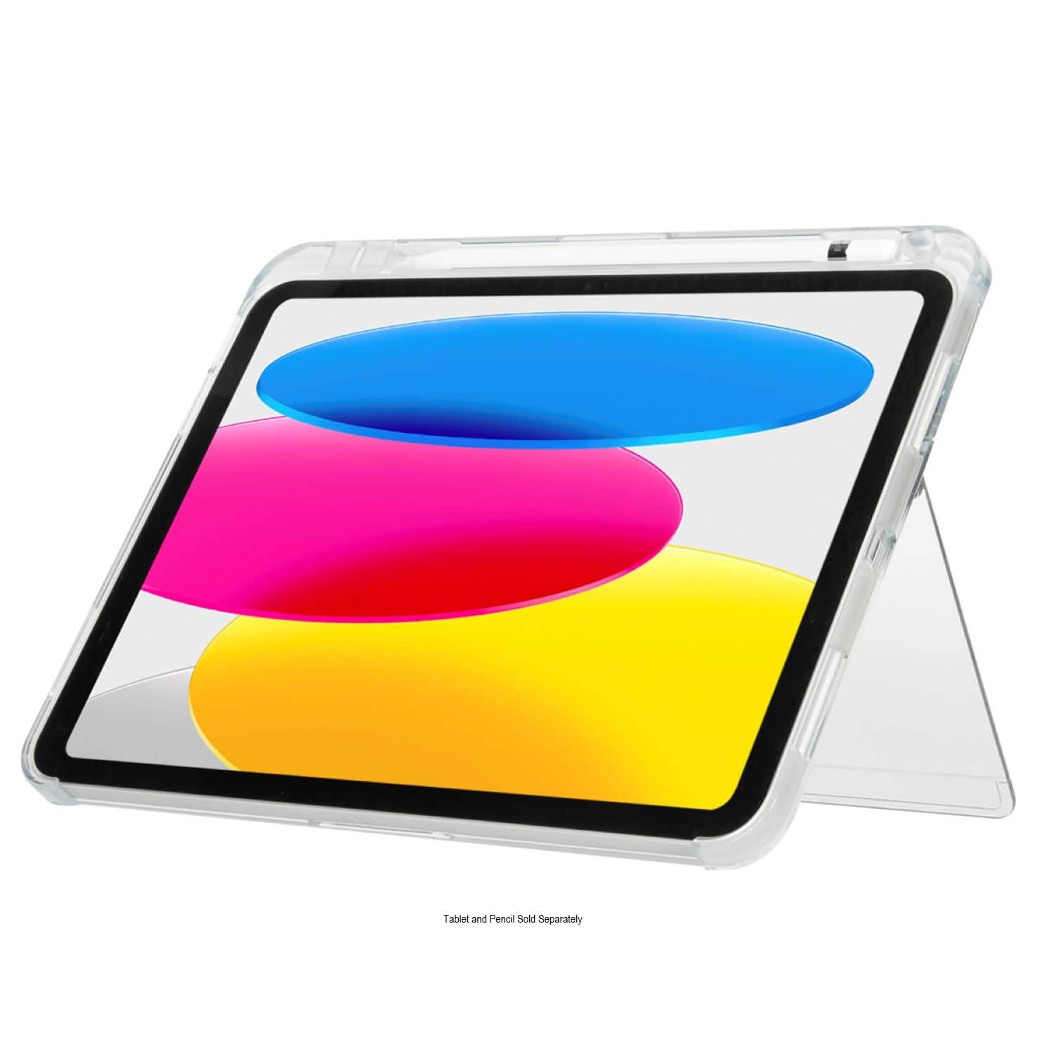 Alt View 16. Targus - Click-In Clear Case + Kickstand for iPad 11"(A16) and iPad 10.9"(10th gen.) - Clear.