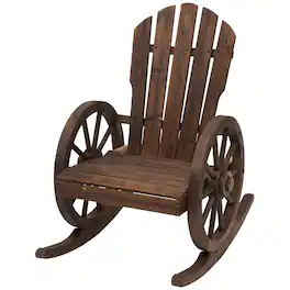 Outsunny - Rocking Chair - Carbonized