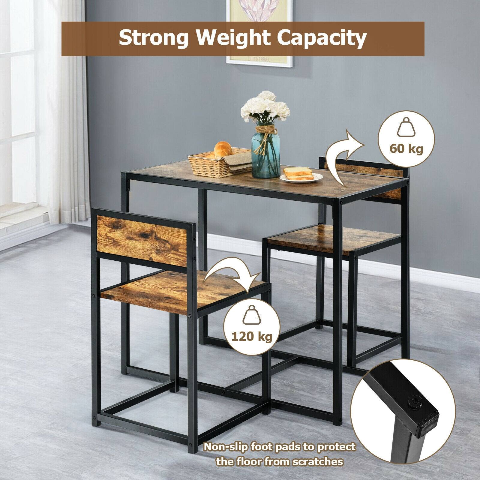 Strong Weight Capacity: 60 kg, 120 kg
Non-slip foot pads to protect the floor from scratches