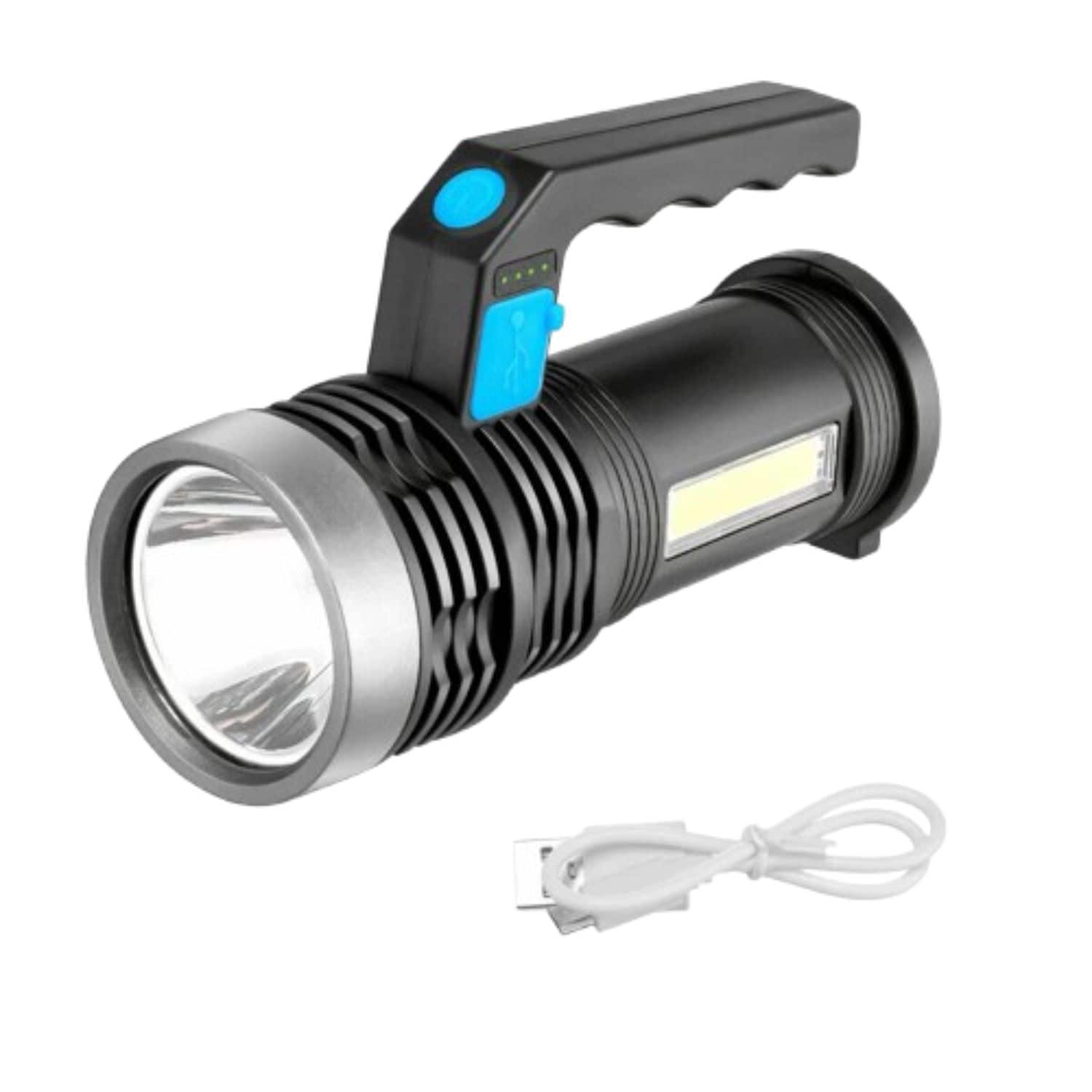 Home Collection - Super Bright LED Searchlight Portable Rechargeable Handheld Spotlight Flashlight