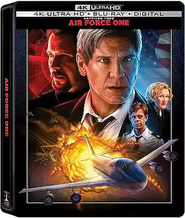 Front. Air Force One: 25th Anniversary (UHD + Blu-ray + Digital + Steelbook).