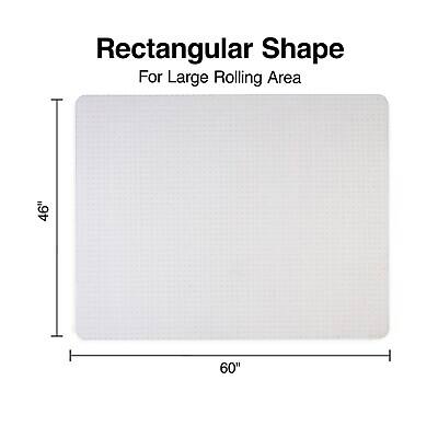 Rectangular Shape  
For Large Rolling Area  

46" x 60"