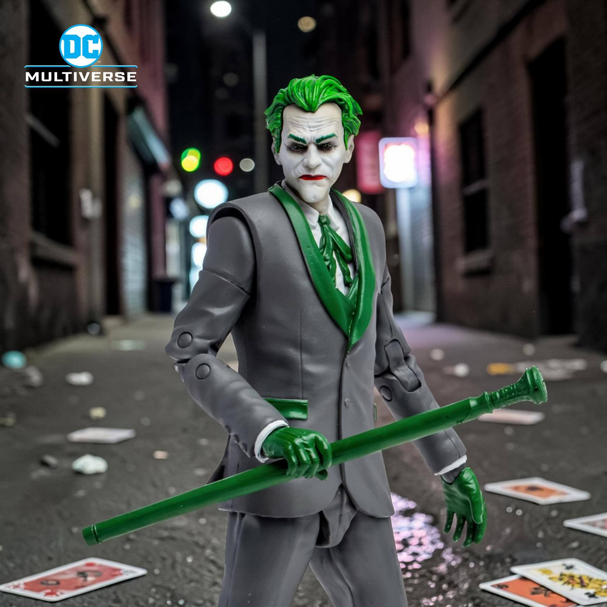 Alt View 3. McFarlane Toys - DC Multiverse Batman: Three Jokers Action Figure | Joker BW Accent Edition - Grey.
