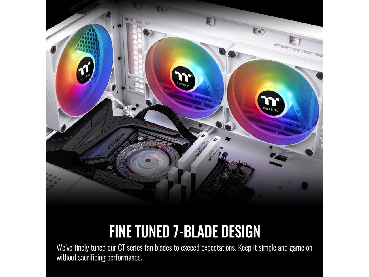 FINE TUNED 7-BLADE DESIGN

We've finely tuned our CT series fan blades to exceed expectations. Keep it simple and game on without sacrificing performance.