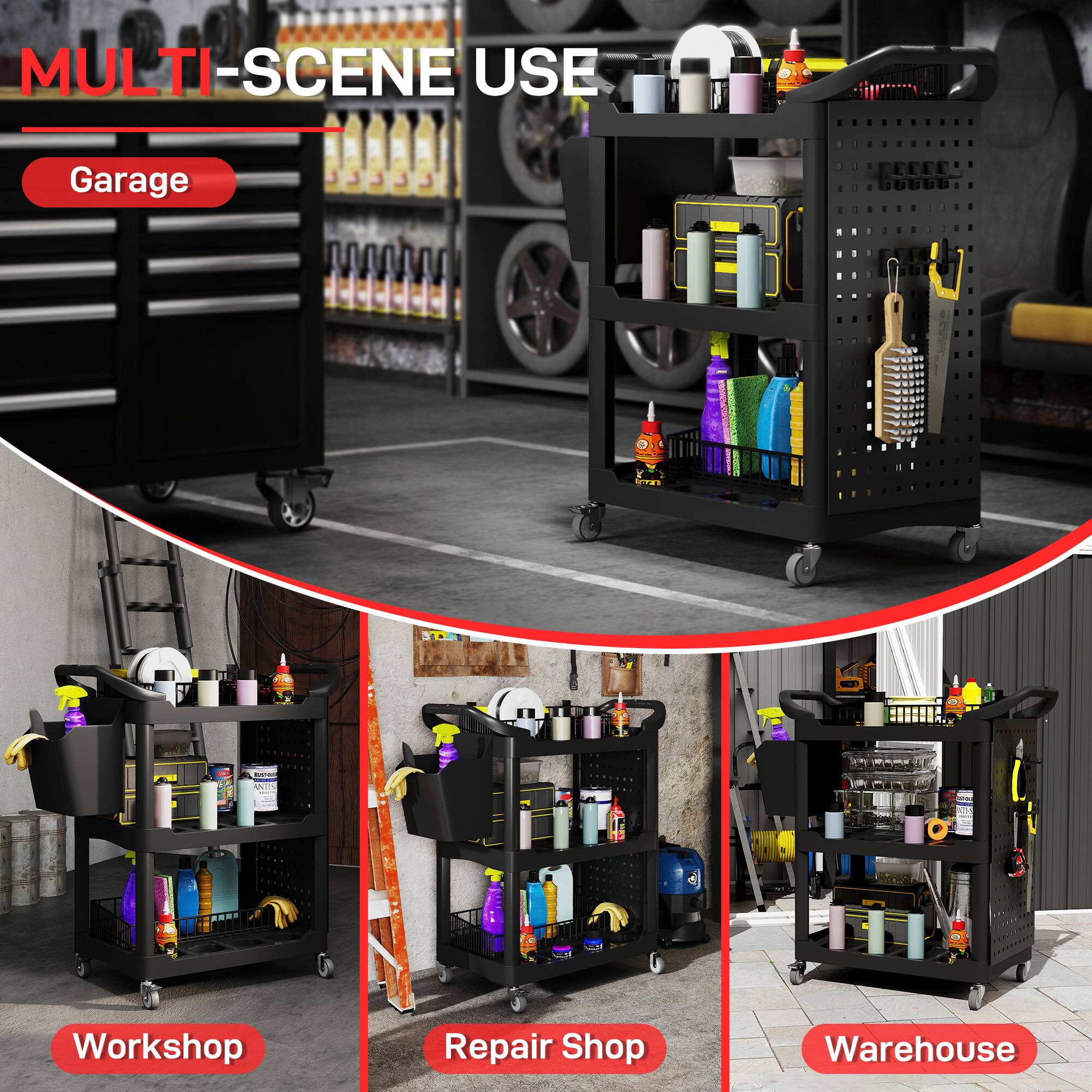 MULTI-SCENE USE Garage Workshop Repair Shop Warehouse