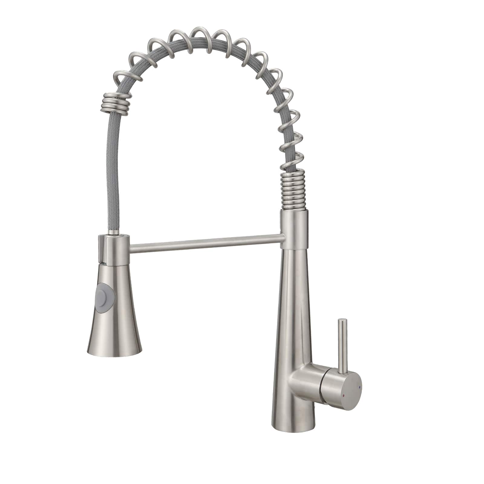 Commercial Kitchen Faucet with Pull out Sprayer, Single Handle Single Lever Kitchen Sink Faucet