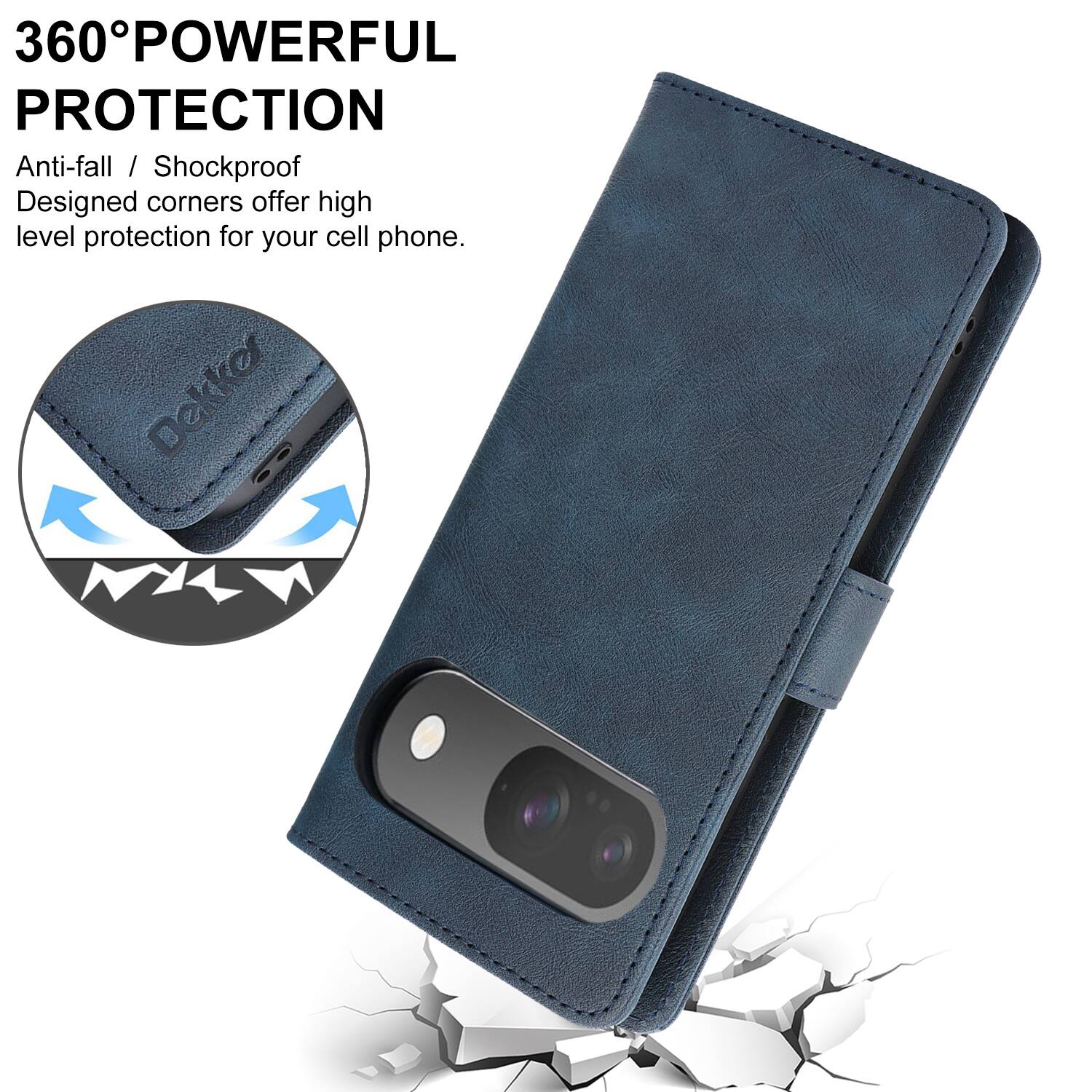 360° POWERFUL PROTECTION

Anti-fall / Shockproof  
Designed corners offer high level protection for your cell phone.