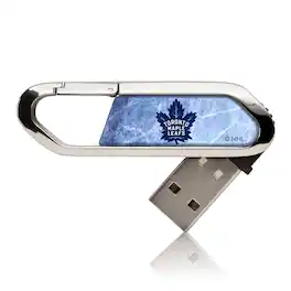 Keyscaper - Toronto Maple Leafs Ice Flood Clip USB Flash Drive-16 GB USB-C - Multicolor