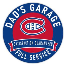 Fan Creations - Montreal Canadiens 16" Dad's Garage Wood Sign - Multicolor