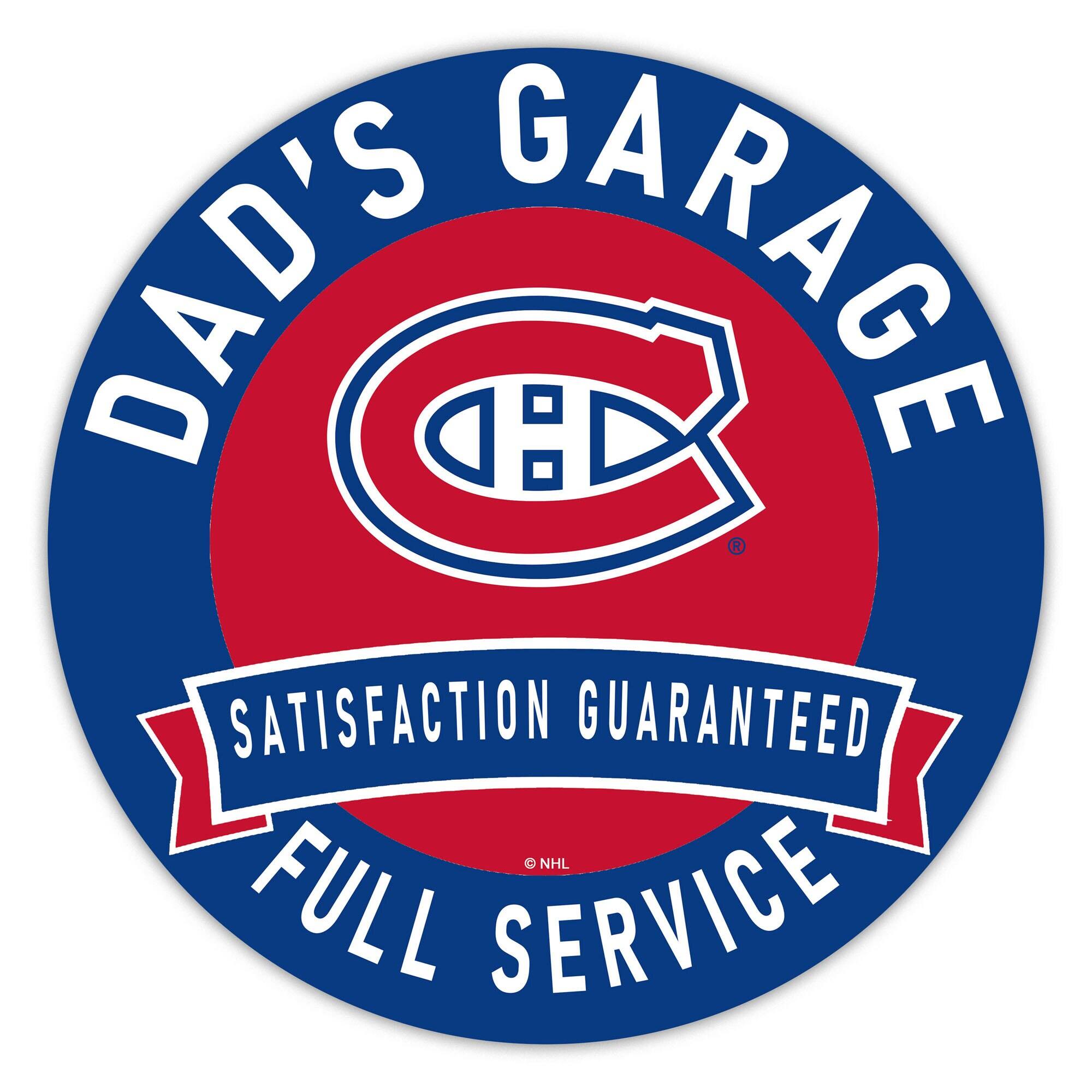 DAD'S GARAGE  
SATISFACTION GUARANTEED  
FULL SERVICE  
© NHL