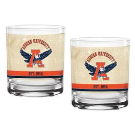 Indigo Falls - Auburn Tigers Two-Pack 14oz. Tan Vintage Glass Set - Multicolor