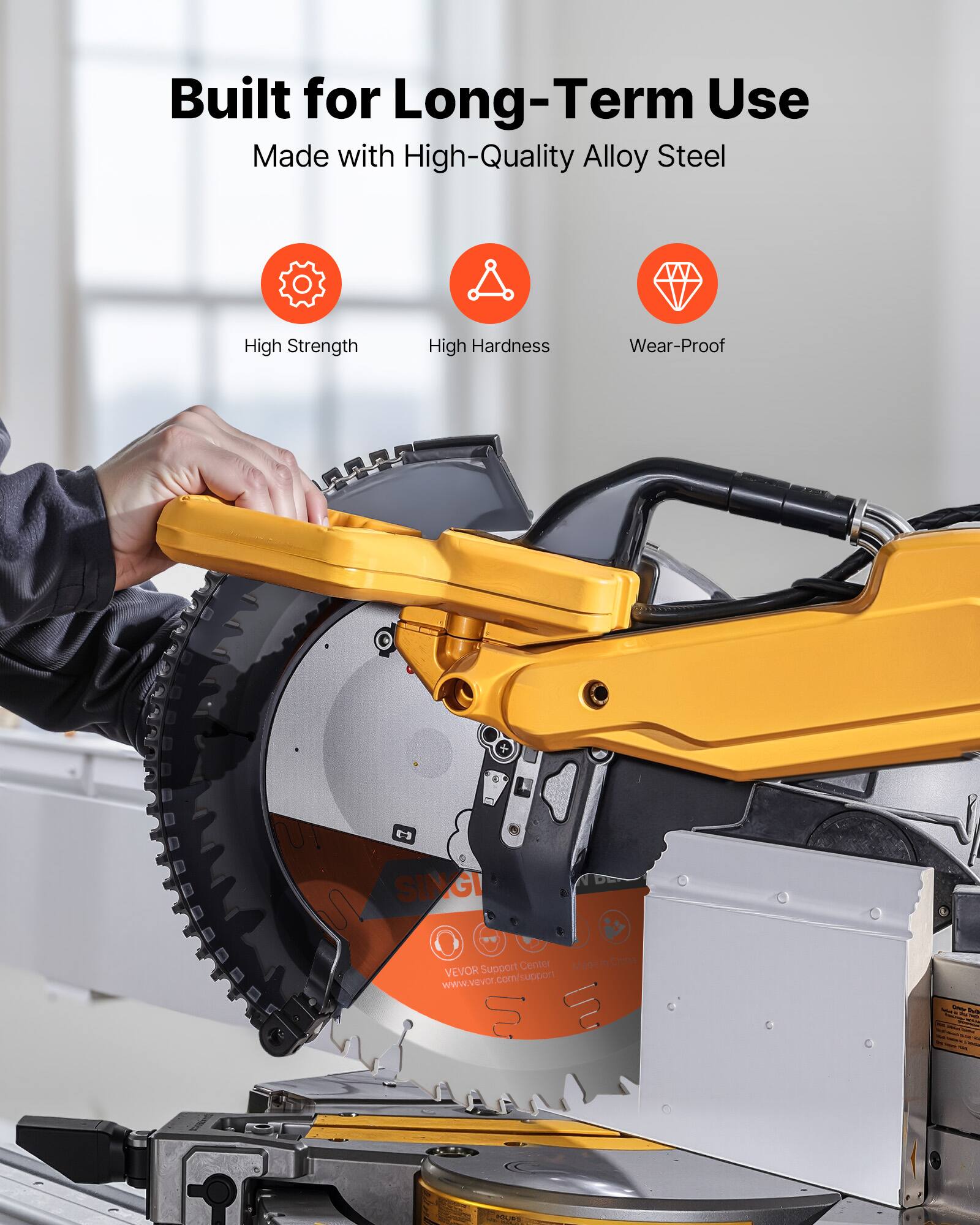 Built for Long-Term Use  
Made with High-Quality Alloy Steel  

- High Strength  
- High Hardness  
- Wear-Proof  

SINGI Support Center  
www.vevor.com/support  
www.vevor.com/support