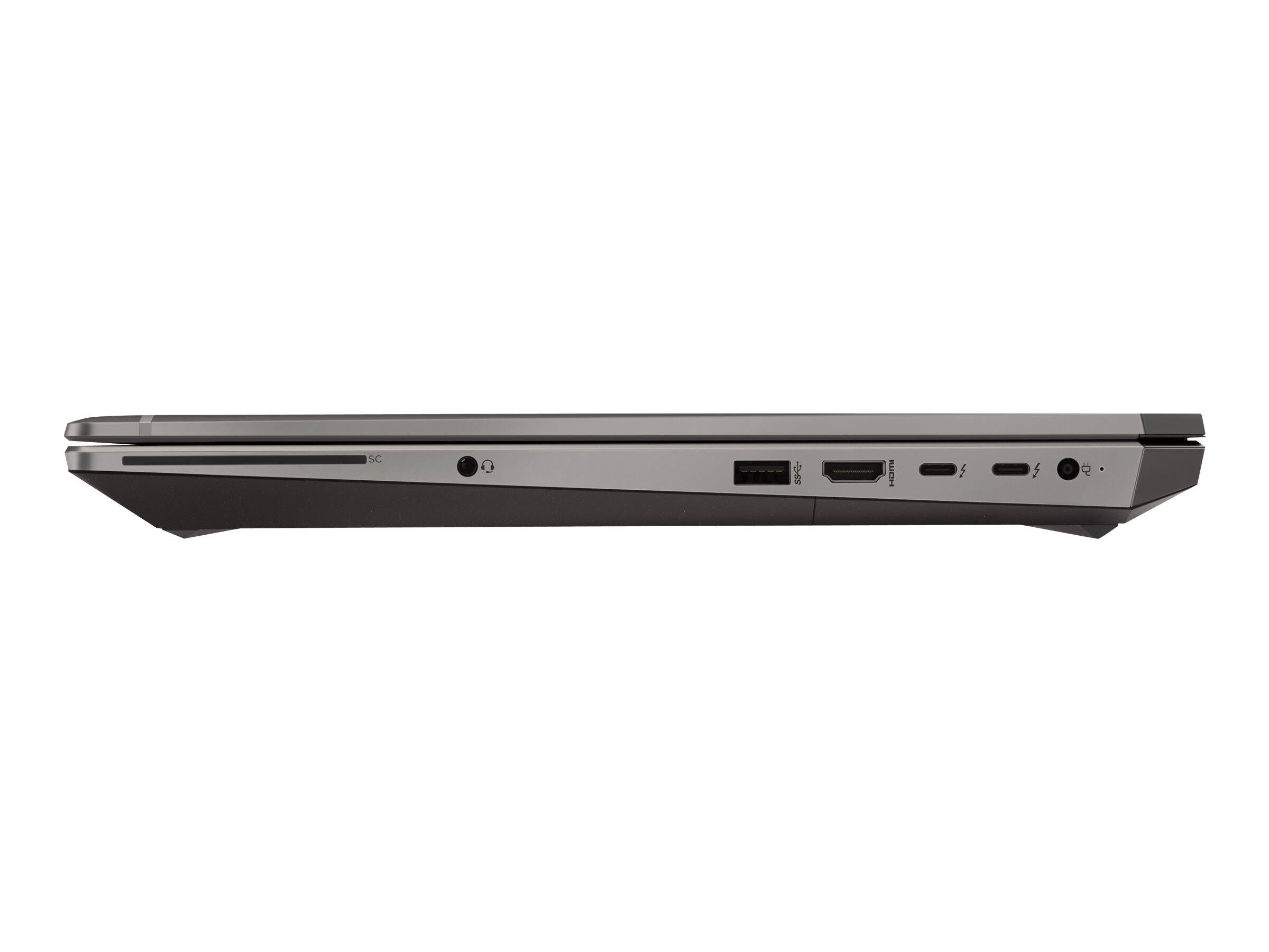 Alt View 6. HP - ZBook 15 G5 15.6" FHD Intel Core i7-8850H 2.6 GHz up to 4.3 GHz 32 GB 256GB SSD Quadro P2000 Windows 11 Pro Laptop - Gray.