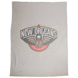 Logo Brands - New Orleans Pelicans 54" x 84" Sweatshirt Blanket - Multicolor