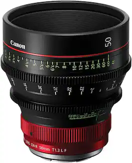 Canon - CN-E 50mm T1.3 L F Cine Lens - Black