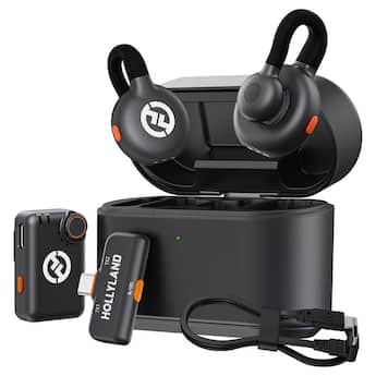 HOLLYLAND LARK M2S Combo Mic System with USB C to Lightning HOLLYLAND LARK M2S Combo Mic System with USB C to Lightning