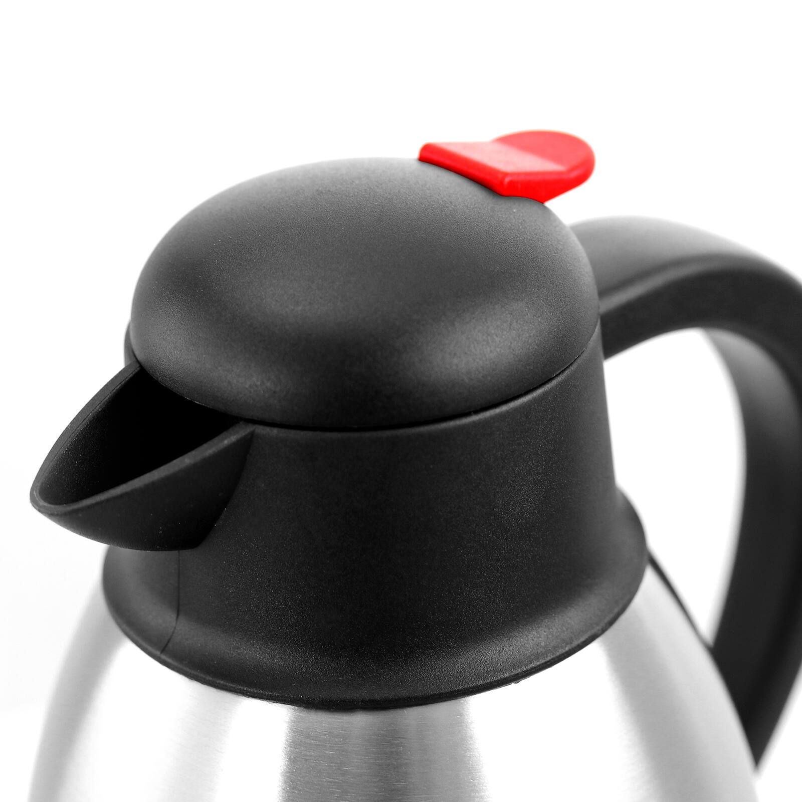 Alt View 2. MegaChef - MegaChef 2.11 Quart Stainless Steel Thermal Beverage Carafe for Coffee and Tea - Silver and Black.