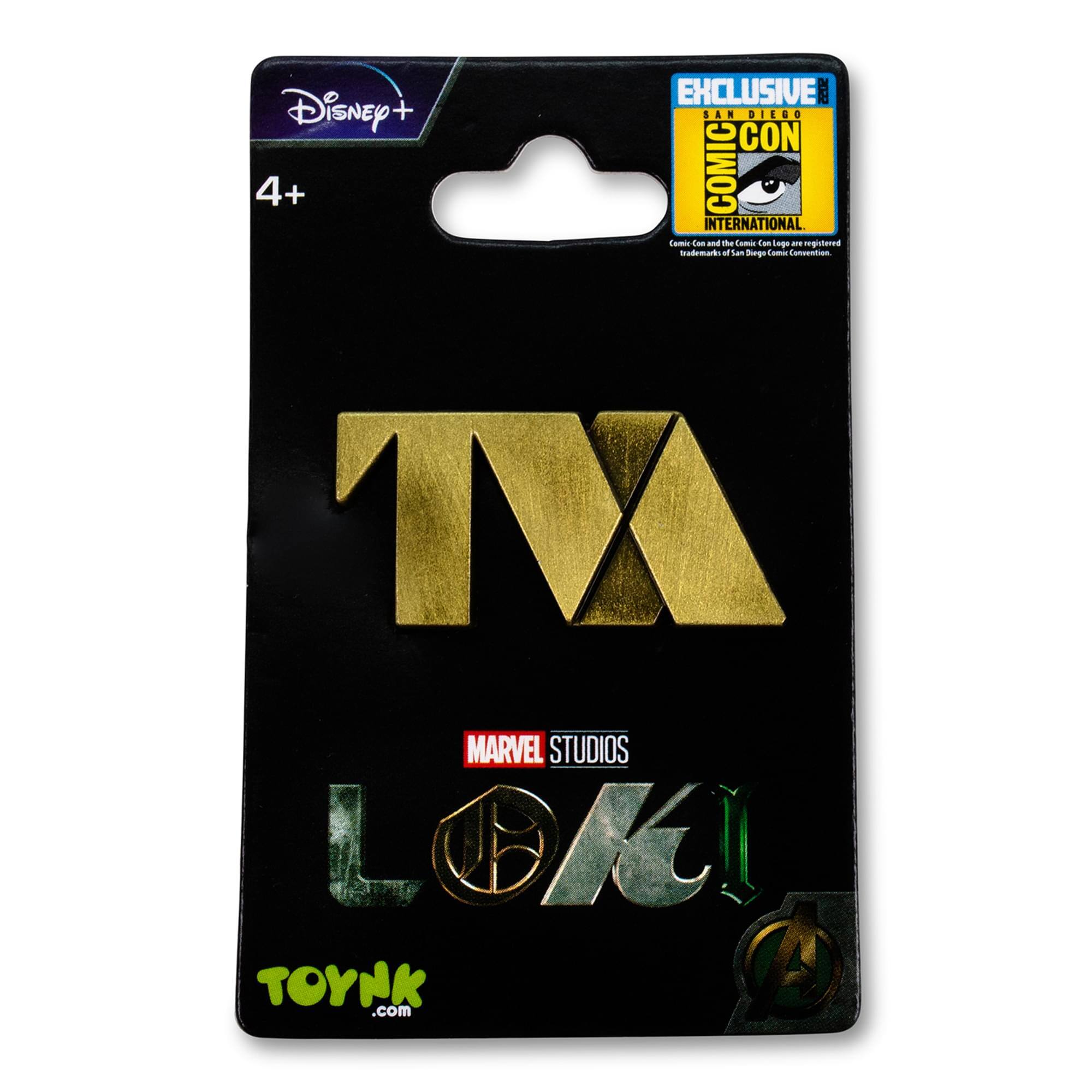 Disney+ 4+ EXCLUSIVE SAN DIEGO COMIC CON INTERNATIONAL Marvel Studios Loki TOYNK.com
