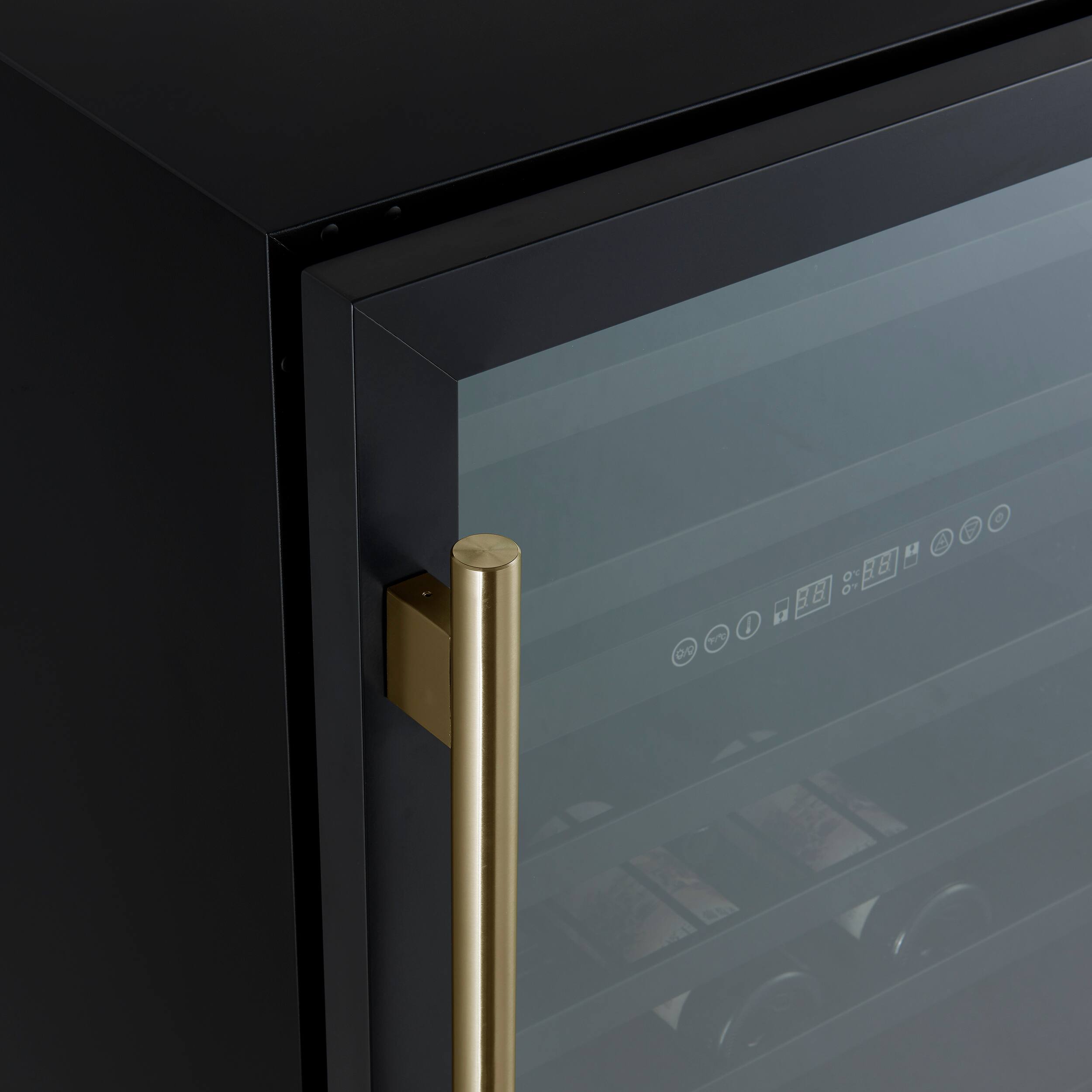 Alt View 5. Forno Appliances - Bacchino 51-Bottle Convertible Dual Zone Wine Cooler - Black.