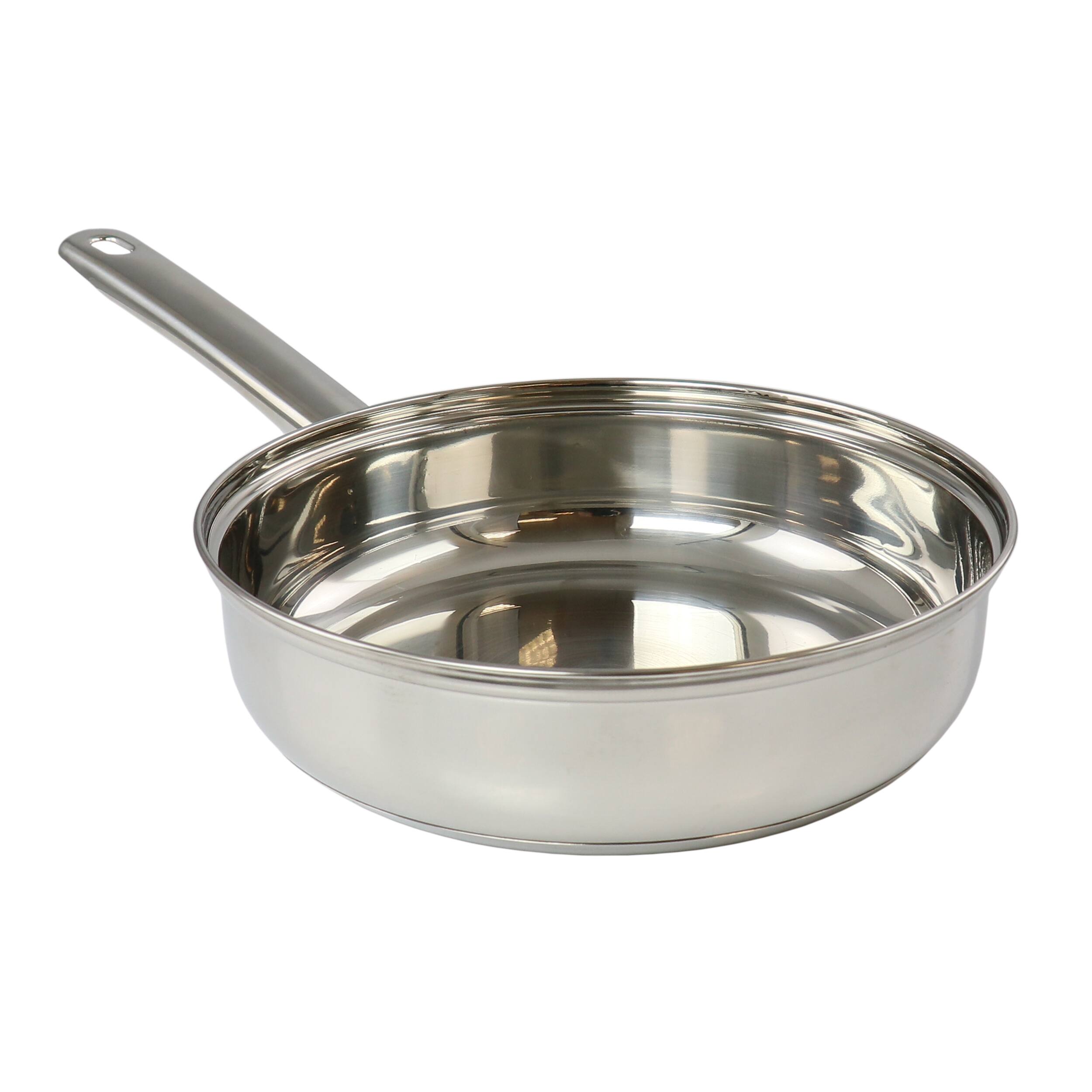 Alt View 2. Gibson - Gibson Home 5 Piece Mirror Polish Stainless Steel Cookware Set - Silver.