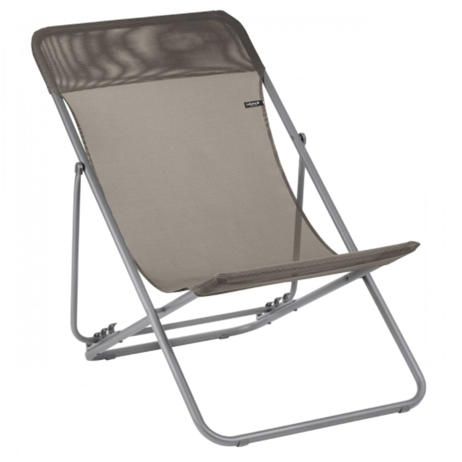 Alt View 1. Lafuma - Lafuma Maxi Transat Folding Camping Steel Mesh Sling Chair, Graphite (2 Pack) - Basalt/Graphite.