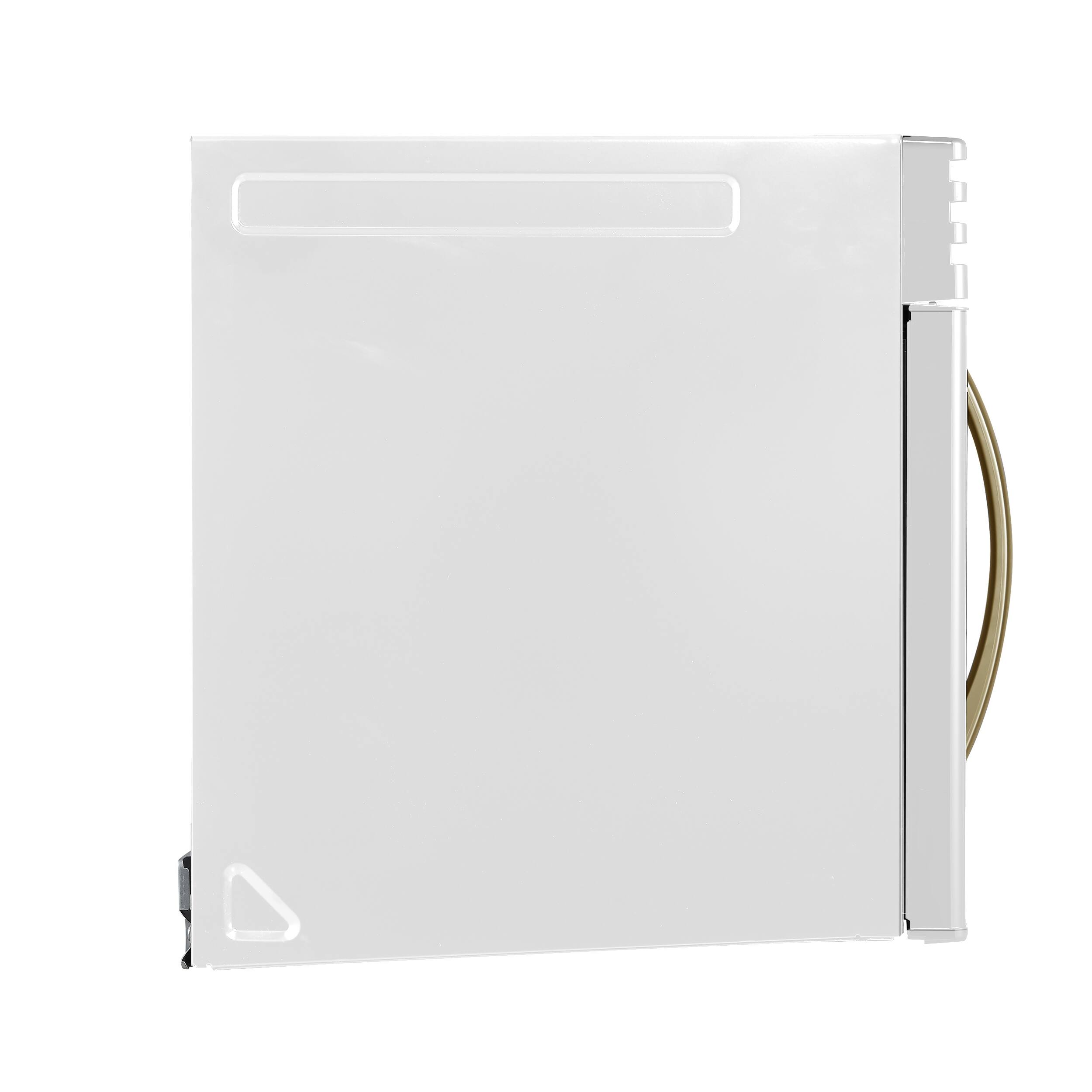 Left. Forno Appliances - Scalo 1.6 Cu. Ft. Over-the-Range Microwave with Sensor Cooking and Auto-Defrost - White.