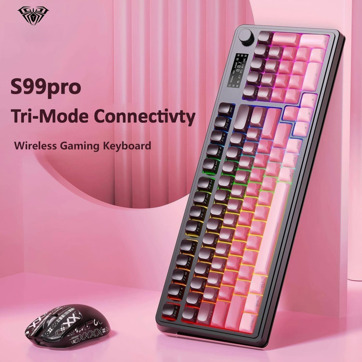 S99pro  
Tri-Mode Connectivity  
Wireless Gaming Keyboard