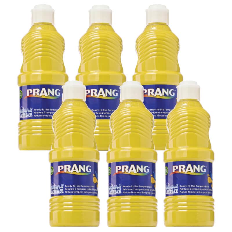 Prang - Washable Tempera Paint Yellow 16 oz Pack of 6 price history on PriceWatchPro