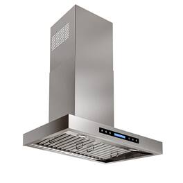 Onefly - 30 inches - Externally Vented - Wall Range Hood - Silver