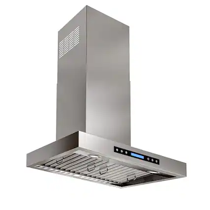 Front. Onefly - 30 Inches - Ducted - Wall Mount Range Hood - Stainless steel.