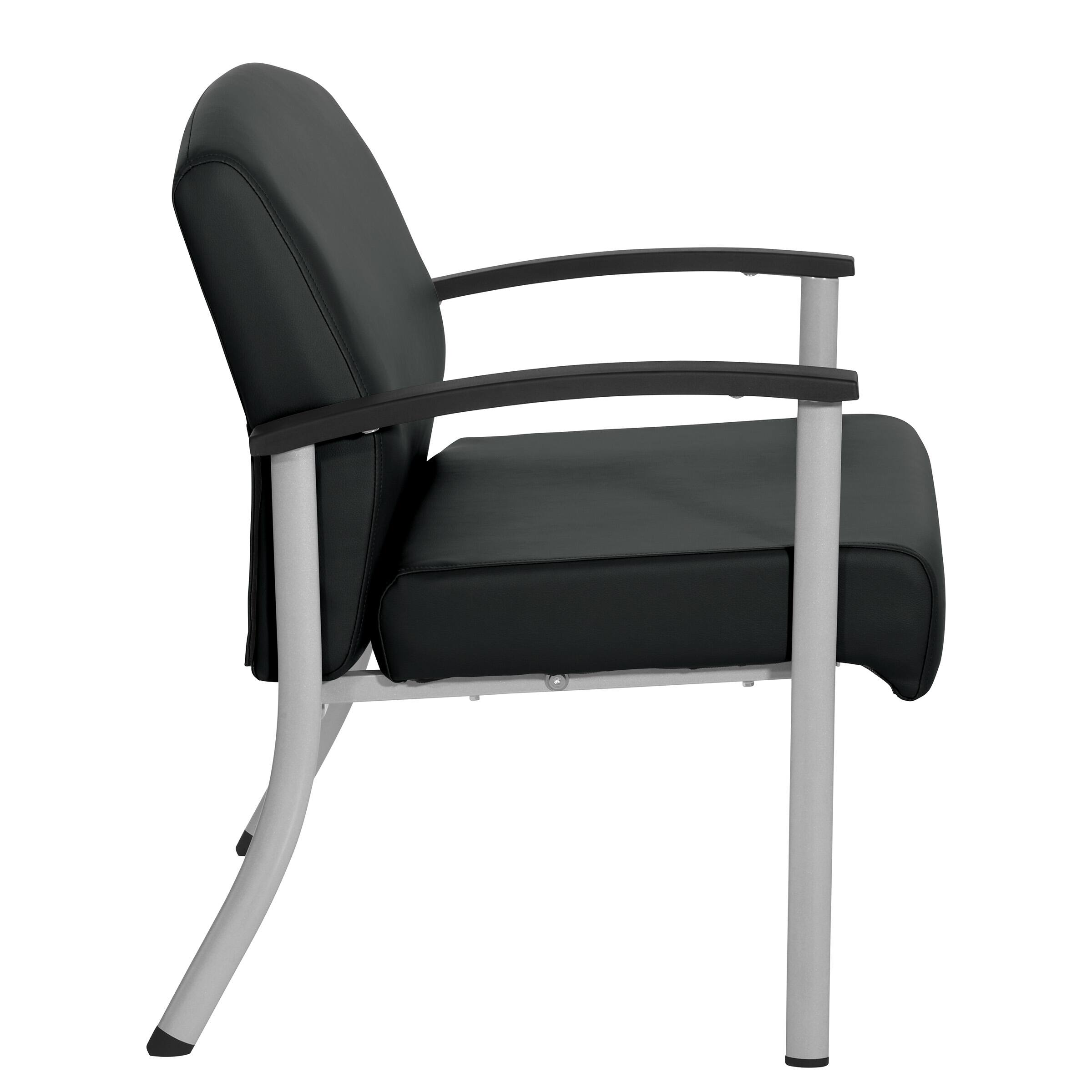 Left. Office Star Products - Healthcare Office Chair - Dillon Black Fabric.