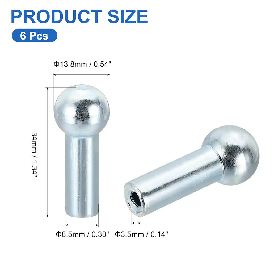 Wire Rope Stoipper Unique Bargains 6pcs Gym Wire Rope Sphere Head Stopper, Cable Ball ...