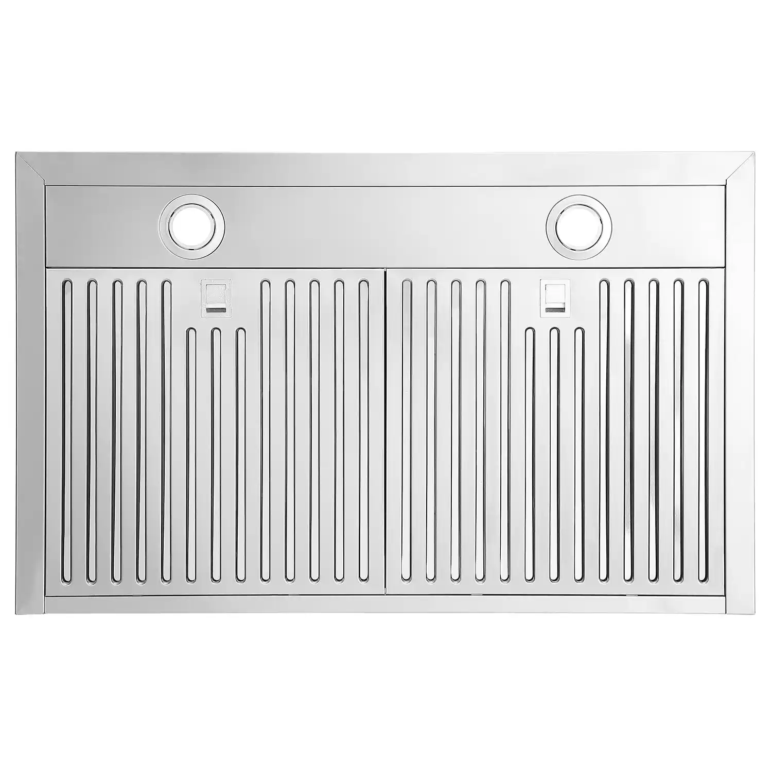 Back. Rangaire - Rangaire 30" Wall-Mounted Range Hood 580 CFM Convertible Stainless Steel RHWMP30S - Stainless Steel.