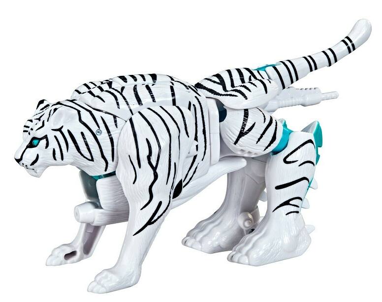 Alt View 4. Hasbro - Transformers Vintage Beast Wars Action Figure | Tigatron - Blue.