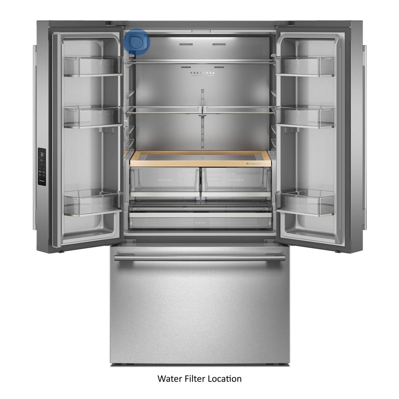 PRESVA  
Water Filter Location