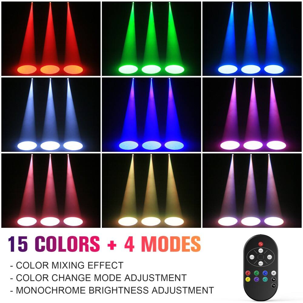 15 COLORS + 4 MODES

- COLOR MIXING EFFECT
- COLOR CHANGE MODE ADJUSTMENT
- MONOCHROME BRIGHTNESS ADJUSTMENT