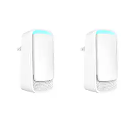 Stock Preferred - 2-Pack Portable Plug-In Air Ionizers – Quiet Operation, Compact Odor Eliminator for Home, Office & Travel