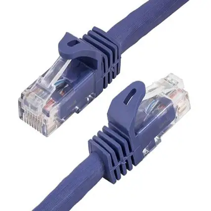 Front. Sanoxy - SANOXY Cables and Adapters; 100ft Cat6a 600 MHz UTP Snagless Ethernet Network Patch Cable, Purple - Purple.