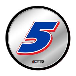 The Fan-Brand - Kyle Larson 17.5" Modern Disc Mirrored Wall Sign - Multicolor