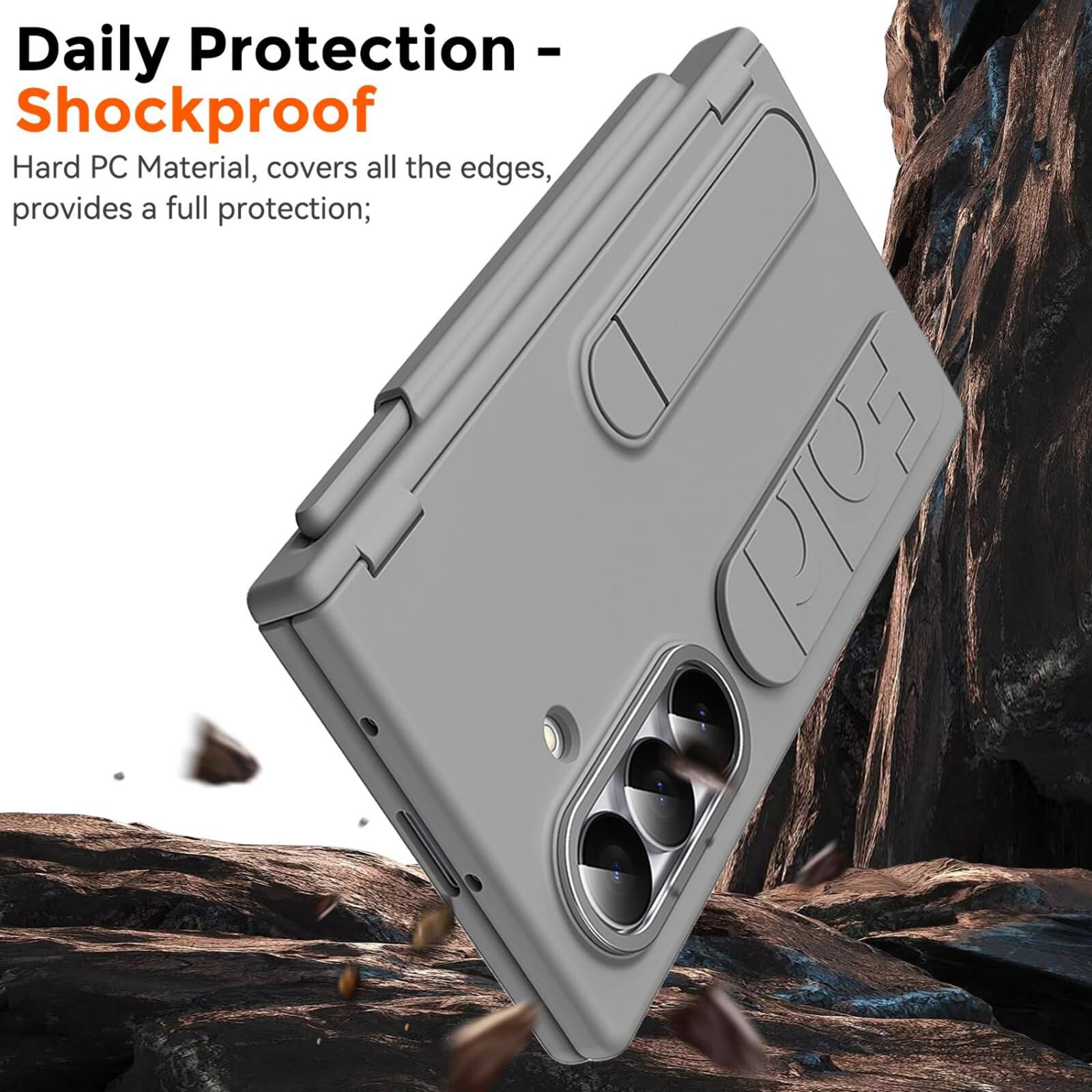 Daily Protection - Shockproof

Hard PC Material, covers all the edges, provides a full protection;