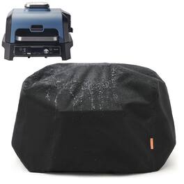 Fabibe - Waterproof Cover For Woodfire Pro Xl Outdoor Grill Accessories Wood Fire Air Fryer Og900 800 Series Windproof With Dr - Black Cover for the xl grill