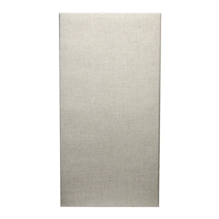 Front. ATS Acoustics - Corner Bass Trap with Sona Fabric, Full Frequency Range, NRC 1.60, 24" x 48" x 13" - Sandstone.