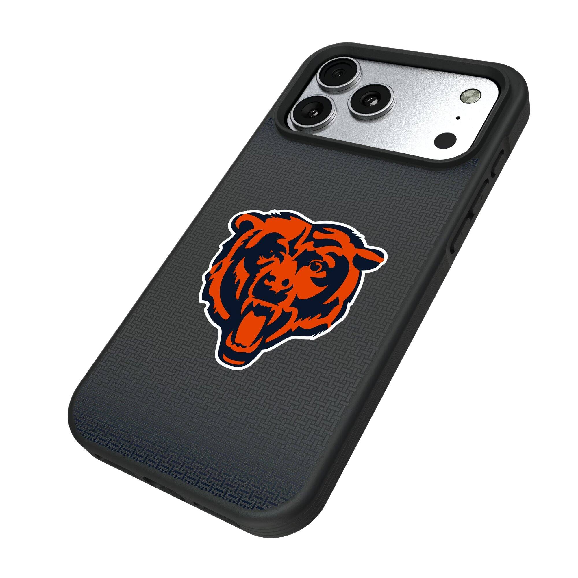 Alt View 1. Keyscaper - Chicago Bears Bump Case with 8.2ft Drop Protection - 15 - Black.