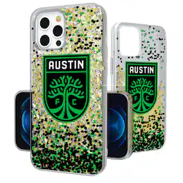 Keyscaper - MLS - Austin FC iPhone Confetti Glitter Design Case - 15 - Multicolor